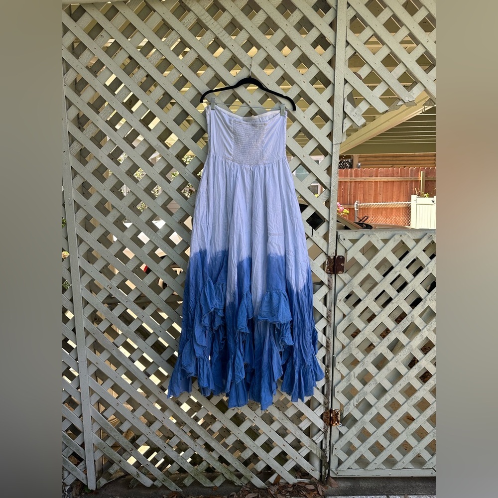 Anthropologie Samant Chauhan Dip-Dyed Maxi Dress - Picture 6 of 7